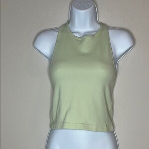 Free People Sage Green Tank Top